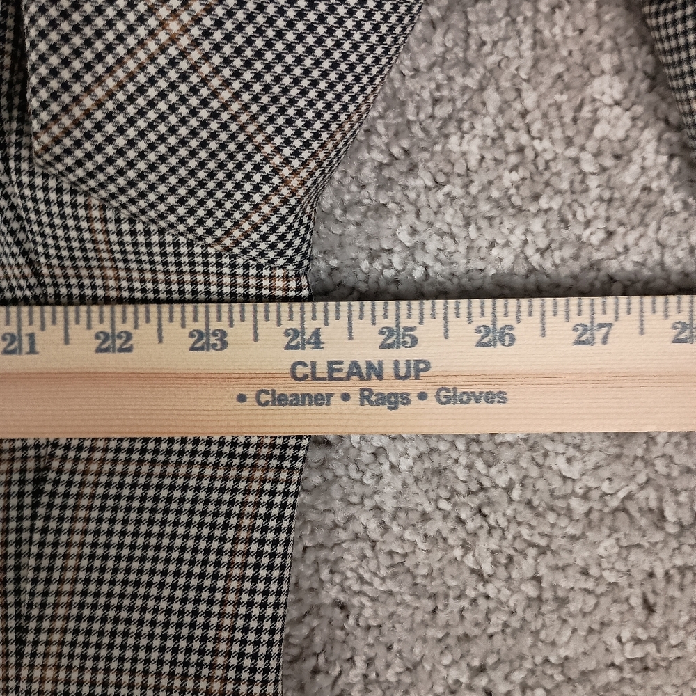 Joseph & Feiss Gold 46 Long Window Pane Check Mens Blazer - Picture 10 of 12